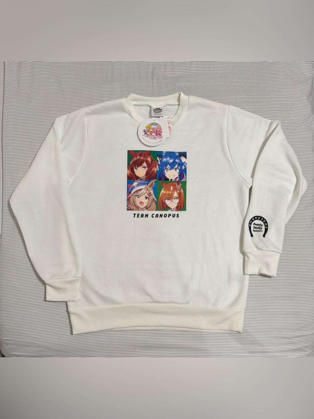 Uma Musume Team Canopus Sweatshirt Cygames Nice Nature (21.5 inch PtP) NWT